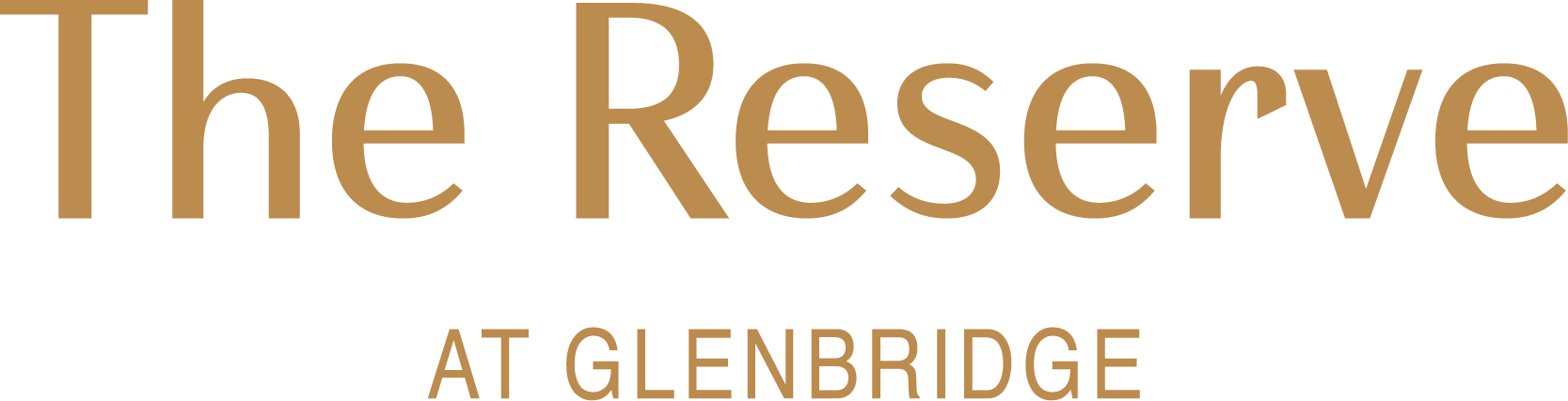 The Reserve at Glenbridge logo.